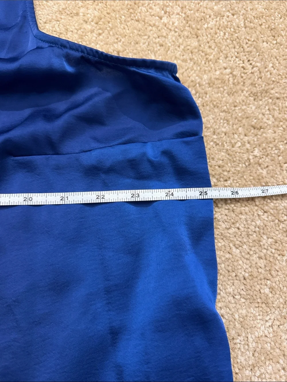 Universal Standard Satin Scoop Neck Jumsuit in Royal Blue Size 18/20 - Picture 5 of 11